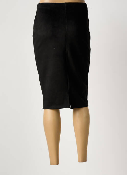 Fustă midi negru 100 % FEMININ PARIS femeie