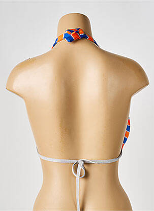 Sutien de costum de baie elasticitate top sutien push-up albastru BIKINI BAR femeie
