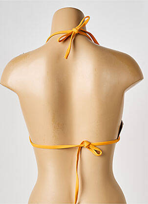 Sutien de costum de baie elasticitate top triunghiuri galben IODUS femeie