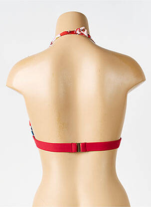 Sutien de costum de baie elasticitate top sutien modelat roșu BIKINI BAR femeie