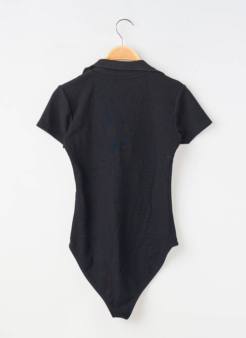 Body elasticitate mâneci scurte negru ZARA femme