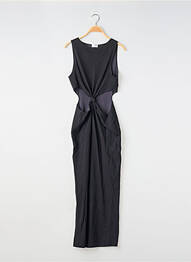 Rochie lungă fără mâneci fără mâneci negru 710 STUDIO femeie