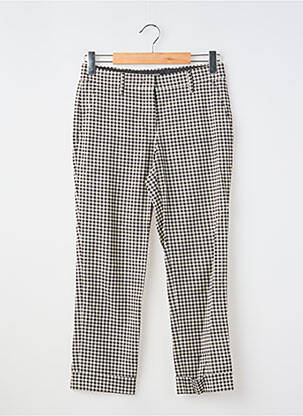 Pantalon 7/8 talie cu cleme mărime normală negru PRADA femeie