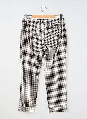 Pantalon 7/8 talie cu cleme mărime normală negru PRADA femeie