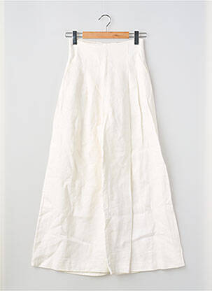 Pantalon larg bej MASSIMO DUTTI femeie