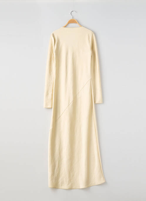 Rochie lungă bej MASSIMO DUTTI femeie