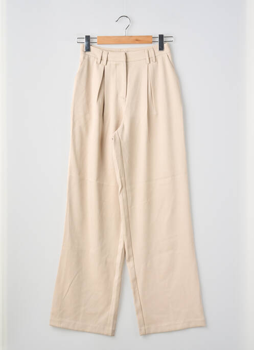 Pantalon larg bej NA-KD femeie