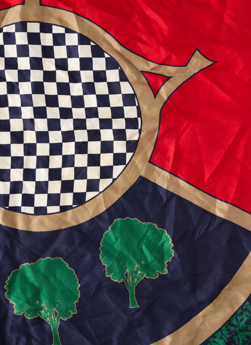 Eșarfă roșu AUTOMOBILE CLUB D'AUMALE femeie