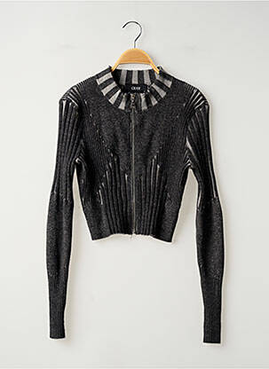 Vestă cu mâneci lungi gri CIDER femeie