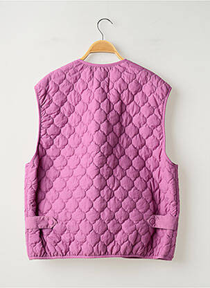 Geacă matlasată buzunare fără glugă violet AMERICAN VINTAGE femeie