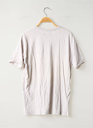 Tricou elasticitate mâneci scurte gri BERSHKA femeie