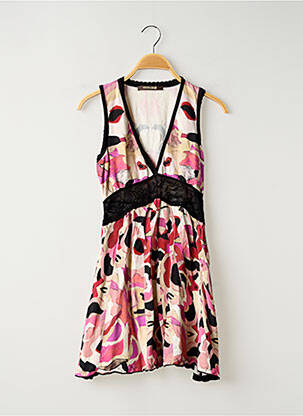 Rochie scurtă roz ROBERTO CAVALLI femeie