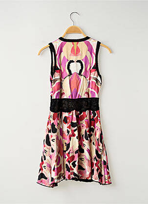 Rochie scurtă fără mâneci fără mâneci roz ROBERTO CAVALLI femeie