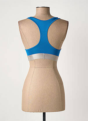 Sutien efect material satinat top sutien tip racerback albastru CALVIN KLEIN femeie