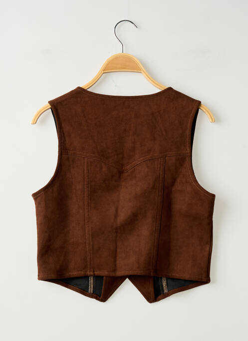 Vestă fără mâneci maro CIDER femeie