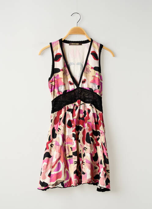 Rochie scurtă roz ROBERTO CAVALLI femeie