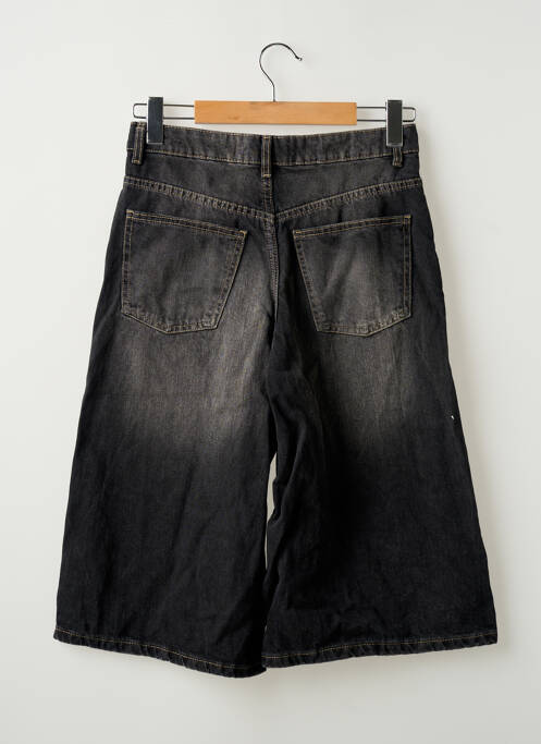 Pantalon trei sferturi negru BERSHKA femeie