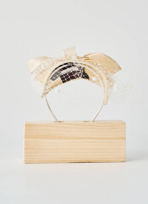 Accesoriu pentru păr bej LUDO VISCONTI femeie