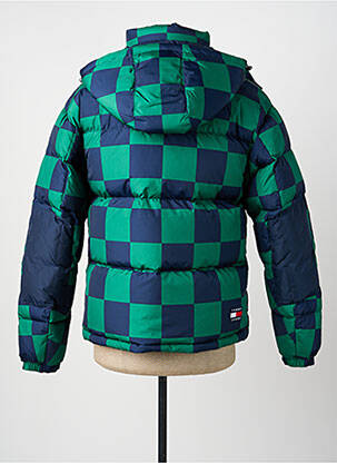 Geacă matlasată buzunare cu glugă verde TOMMY HILFIGER bărbat