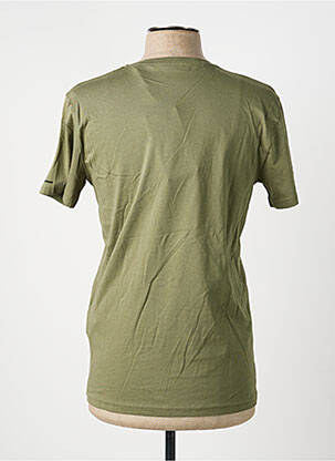 Tricou croială cambrată mâneci scurte verde FREEMAN T.PORTER bărbat