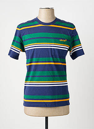 Tricou croială cambrată mâneci scurte albastru LEVI'S bărbat