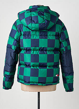 Geacă matlasată buzunare cu glugă verde TOMMY HILFIGER bărbat