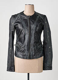 Geacă din piele buzunare negru OAKWOOD femme