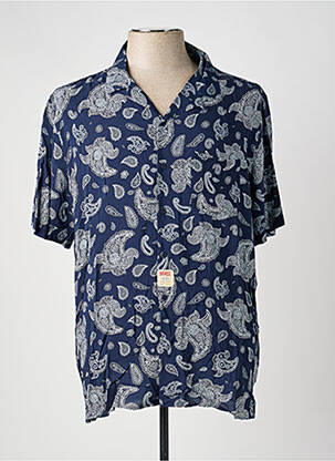 Cămașă cu mâneci scurte albastru SCHOTT bărbat