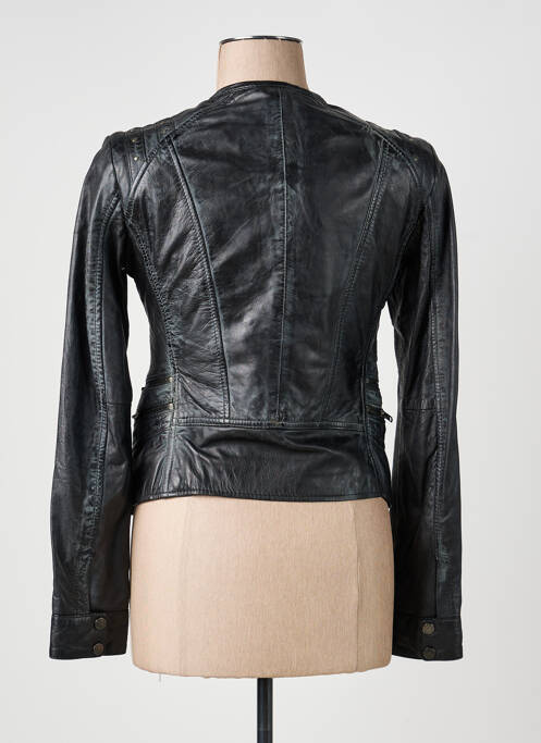 Geacă din piele negru OAKWOOD femeie