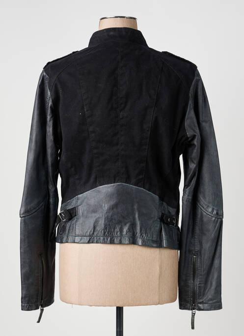 Geacă din piele negru OAKWOOD femeie