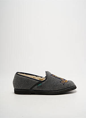Papuci/pantofi de casă vârf rotund vârf rotund gri ANNY unisex