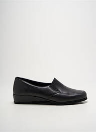 Papuci/pantofi de casă țesătură satinată toc plat până la 3 cm negru ROHDE femme