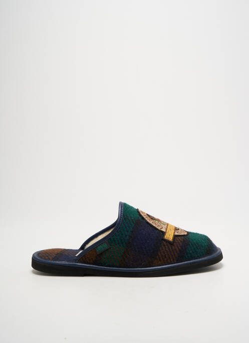 Papuci/Pantofi de casă verde ANNY bărbat