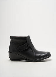 Botine/ghete material neted toc de 4 la 6 cm negru SUAVE femme