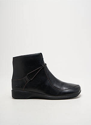 Botine/ghete material neted toc plat până la 3 cm negru JOSEF SEIBEL femeie