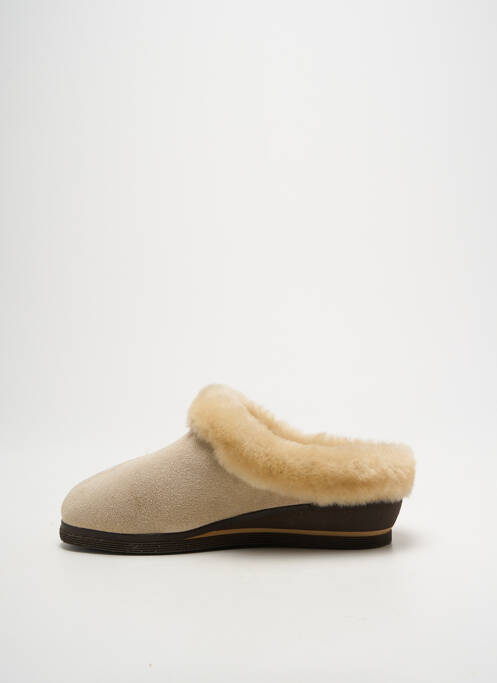 Papuci/Pantofi de casă bej ROMIKA femeie