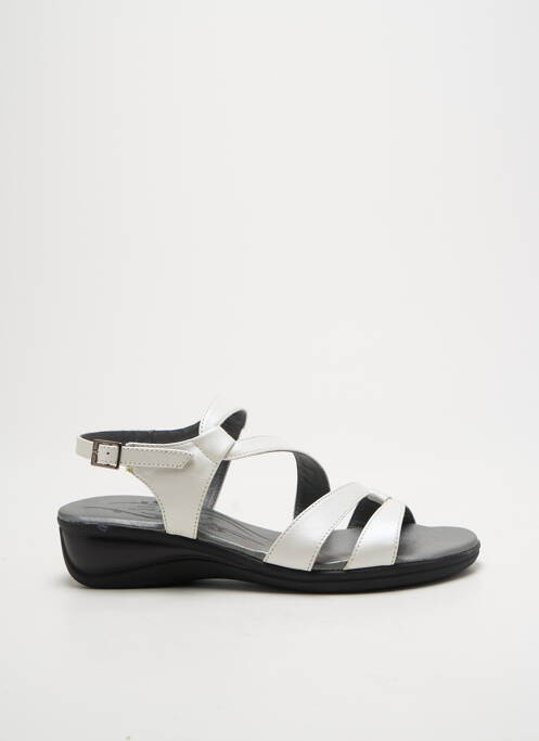 Sandale/Pantofi decupați alb SALMONE femeie