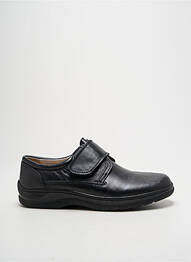 Mocasini țesătură satinată vârf rotund negru CELFERI homme