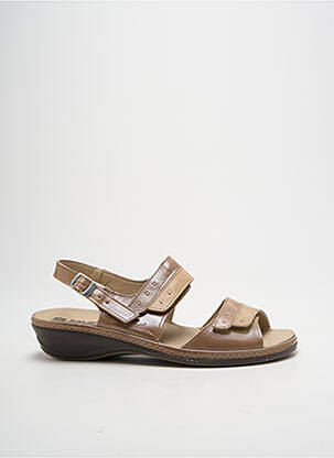 Sandale/Pantofi decupați maro SUAVE femeie