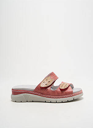 Mulete/Saboți roșu SUAVE femeie