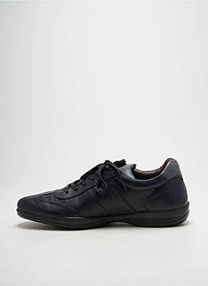 Adidași închidere cu fermoar și șireturi vârf rotund negru ESSE COMFORT bărbat