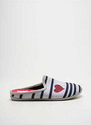 Papuci/Pantofi de casă gri LA VAGUE femeie