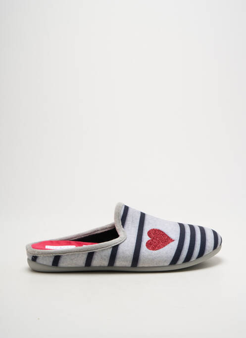 Papuci/Pantofi de casă gri LA VAGUE femeie