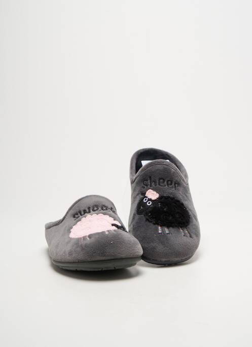 Papuci/Pantofi de casă gri LA VAGUE femeie