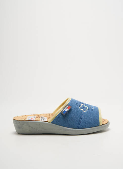 Papuci/Pantofi de casă albastru LA VAGUE femeie