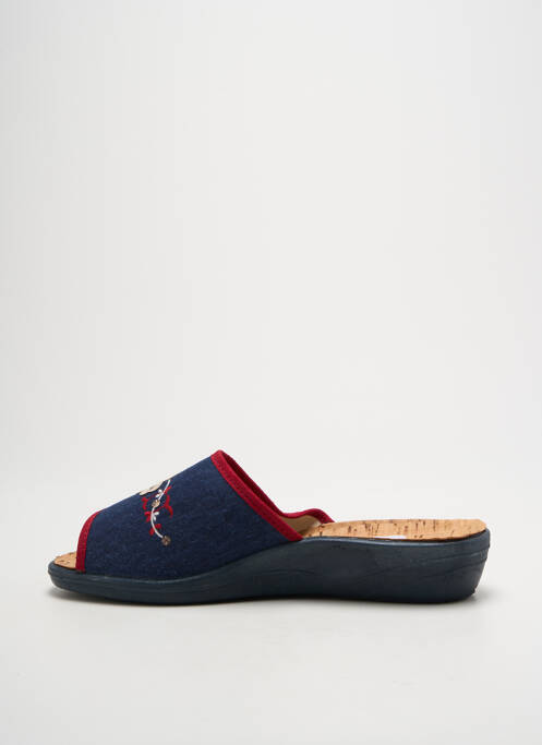 Papuci/Pantofi de casă albastru LA VAGUE femeie