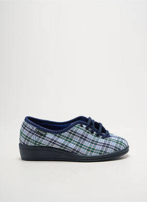 Papuci/Pantofi de casă albastru LA VAGUE femeie