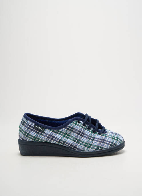 Papuci/Pantofi de casă albastru LA VAGUE femeie