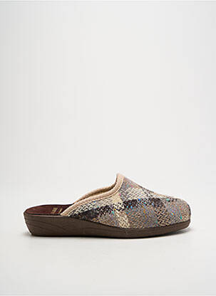 Papuci/Pantofi de casă maro LA VAGUE femeie