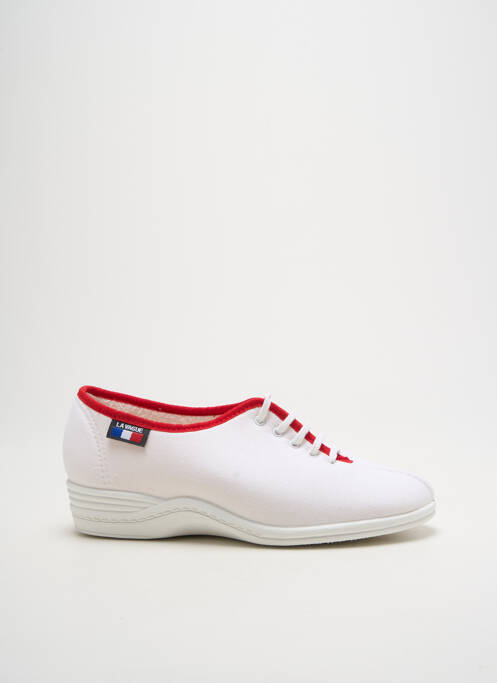 Papuci/Pantofi de casă alb LA VAGUE femeie